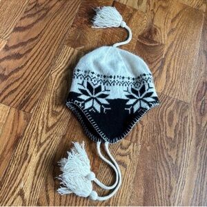 Woolrich Kids/Boys/girls Wool Angora Blend Alpine Nordic Hat Knit over Ear Flap